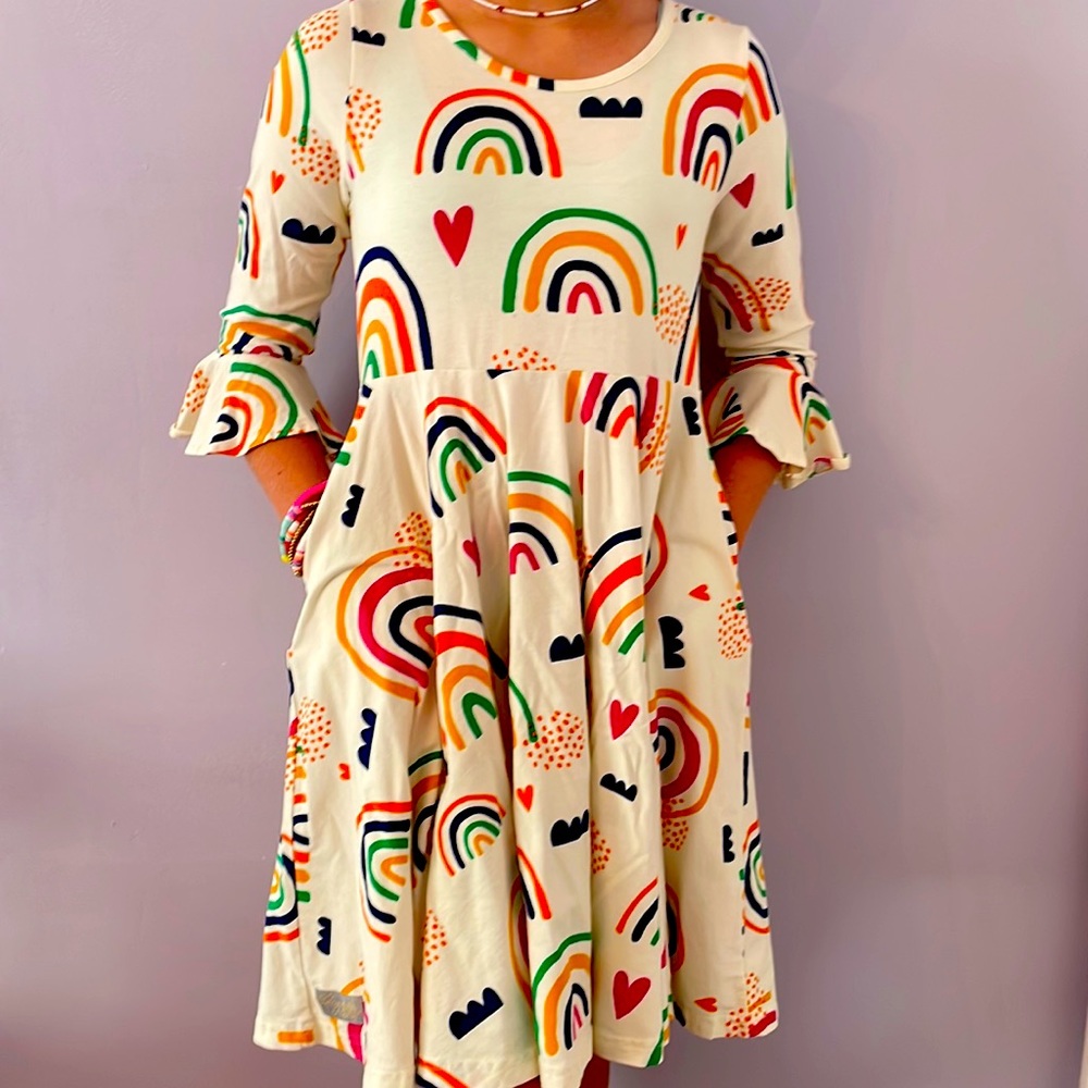 Eleanor Rose swing dress